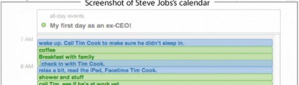Steve Jobs daily
