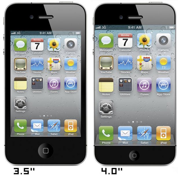 iPhone 3.5 VS 4 Inch