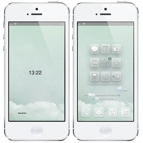 iPhone 5 WinterBoard
