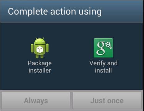 Android Package installer