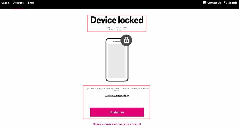 Check T-Mobile USA Unlock Eligibility #AUG 