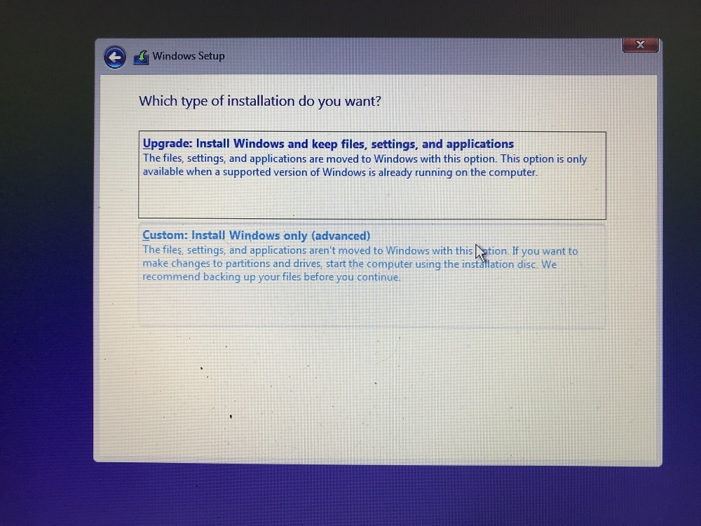 Windows 11 Beta Custom Install