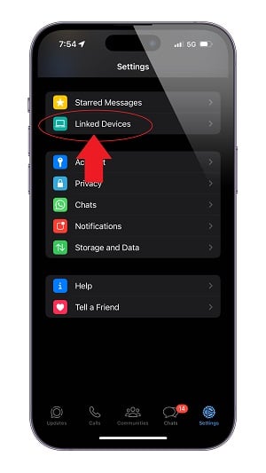 Unlinking WhatsApp from Devices 